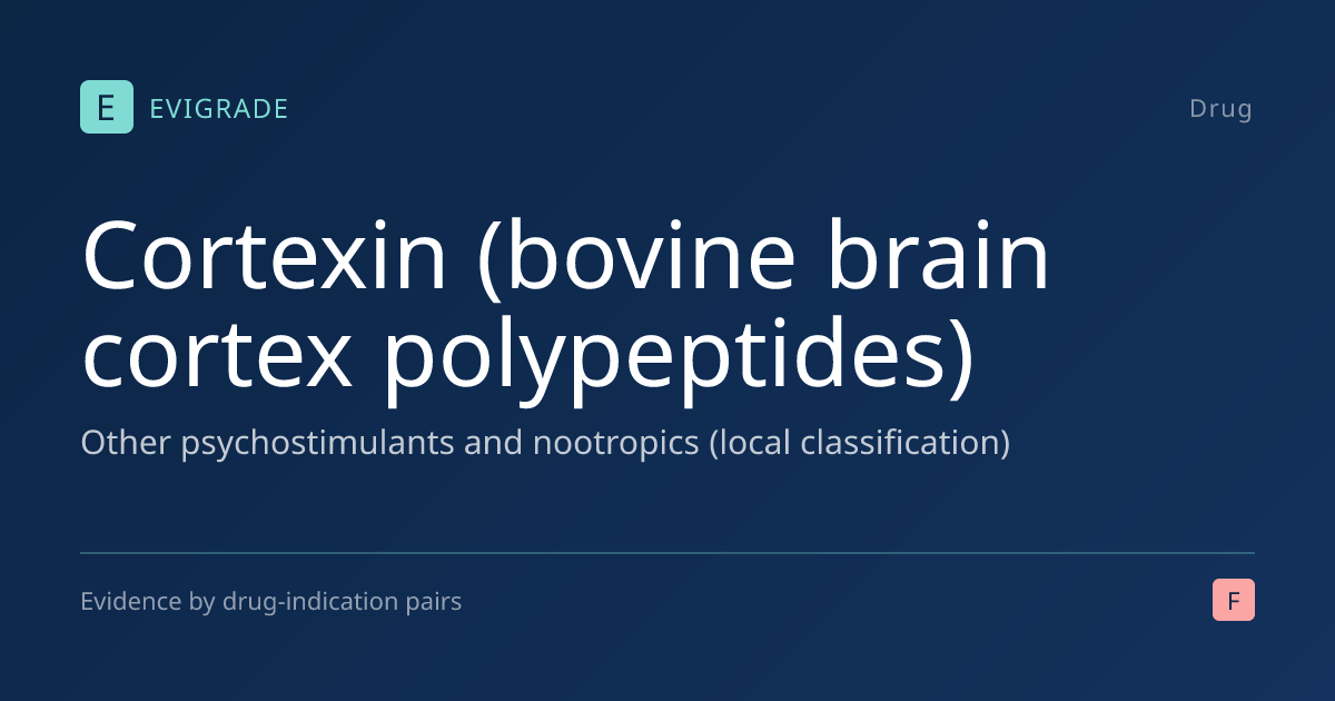 Cortexin (bovine brain cortex polypeptides): what international ...