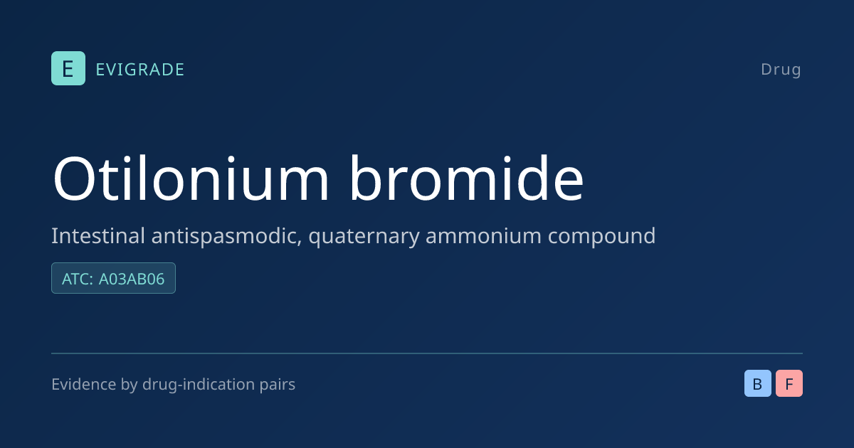 Otilonium bromide: Irritable bowel syndrome – dosing, side effects ...