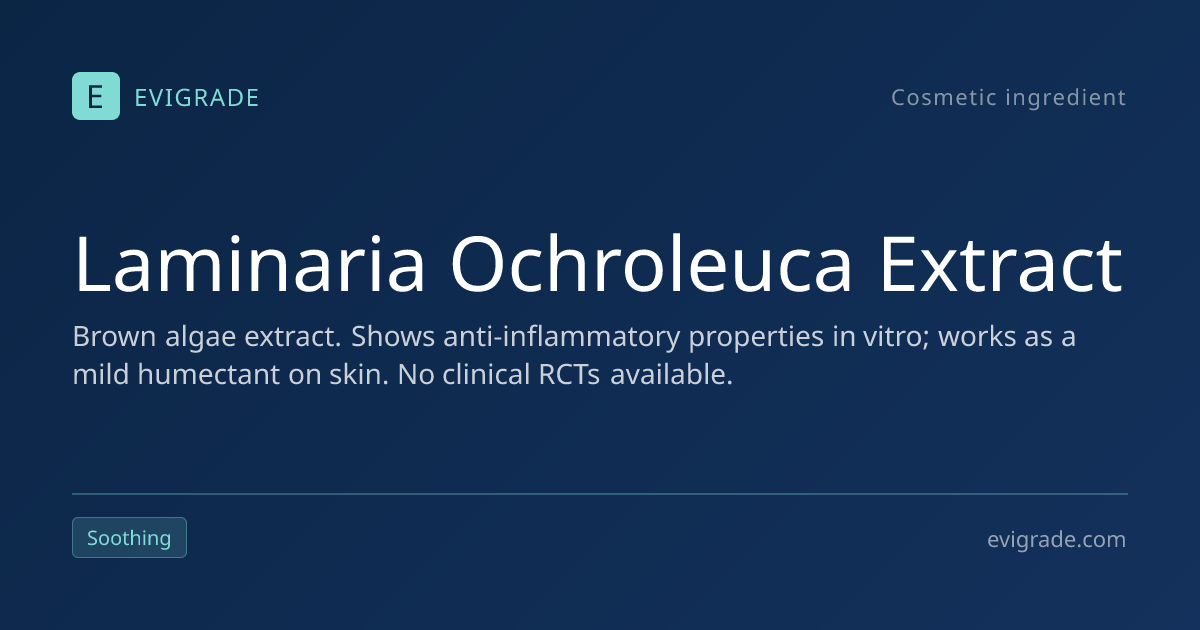 Laminaria Ochroleuca Extract: caution in pregnancy – INCI review ...